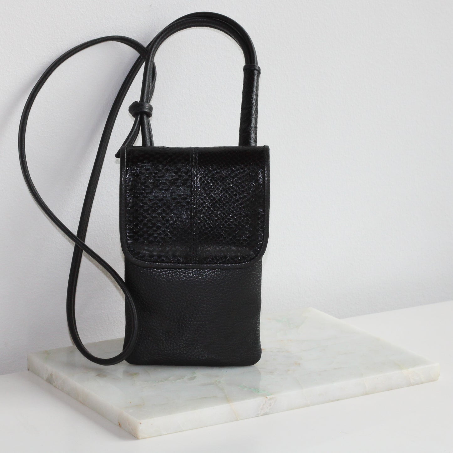 Eva Mini Crossbody Bag Black